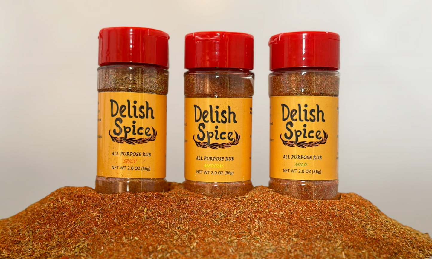 Delish Spice All Purpose Rub - The Trio