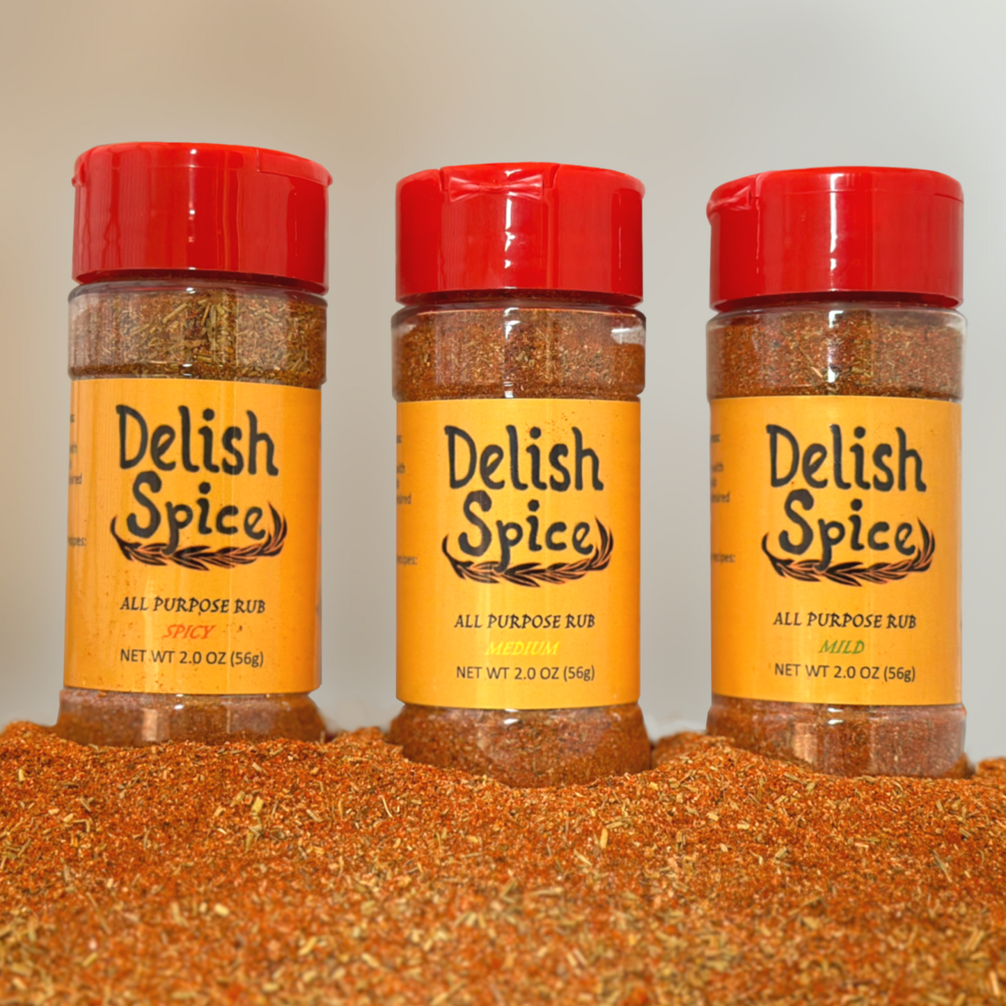 Delish Spice All Purpose Rub - The Trio